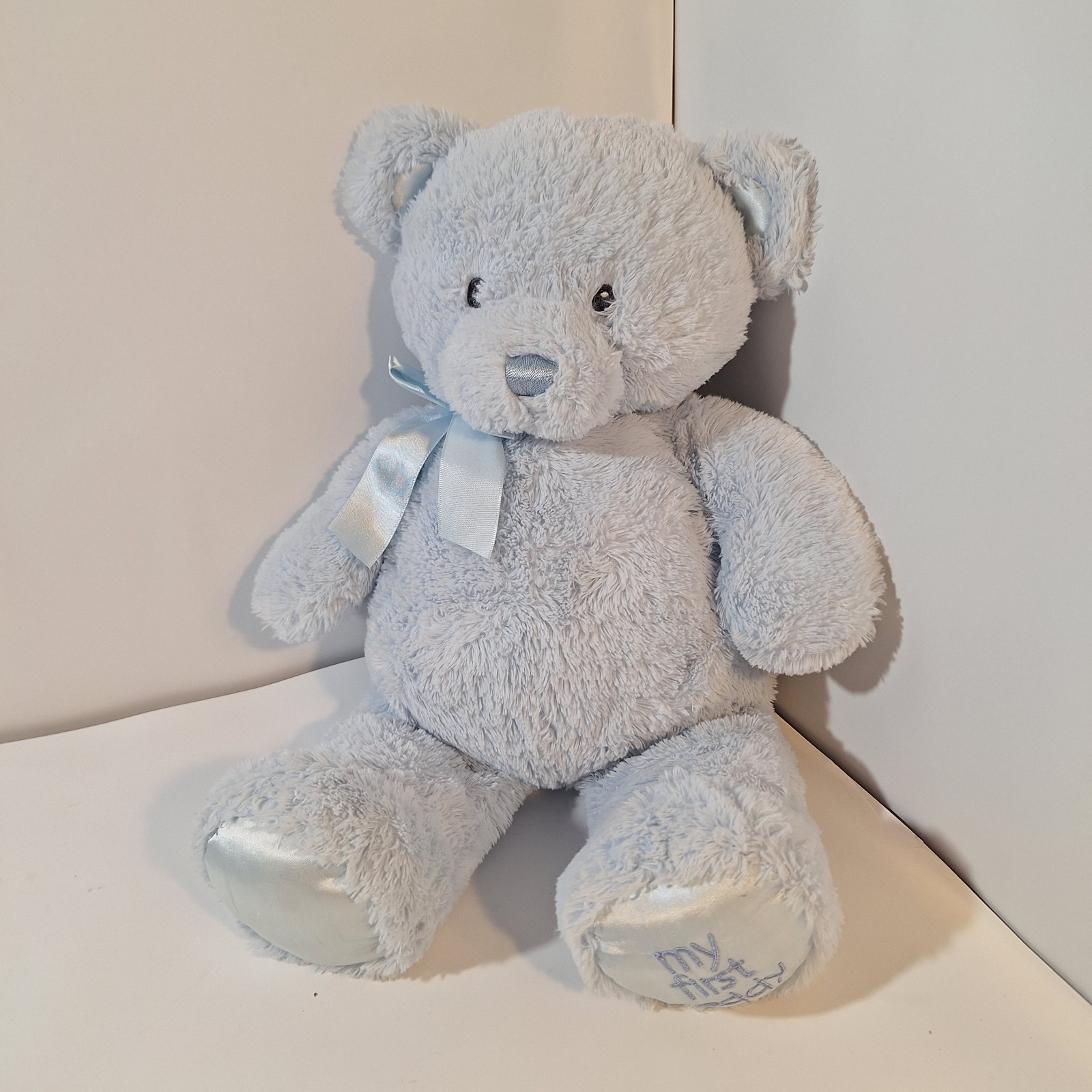Gund Blue My First Friend Teddy Bear 16