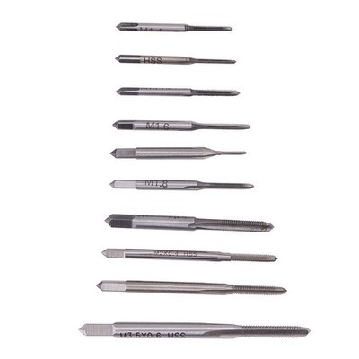 10pcs Mini M1 Bis M3.5 Maschine Hand Tap Thread Wire Tapping Gewindebohrer