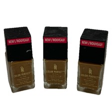 Black Radiance Color Perfect Oil Free Liquid Foundation Brown Olive New Lot Of 3