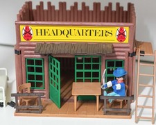 Playmobil | Klicky Set 3429   "Headquarters" Western Cowboy Nordstaatler SELTEN
