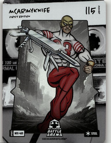 Bo Jackson Battle Arena Alpha Mcarmyknife (McCaffery) Steel Mixtape Battlefoil