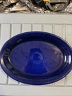 Fiesta FIestaware HLC Cobalt Blue Oval Serving Platter 11.5”  X 8.5”