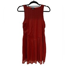 NWT Derek Heart Red Textured Mini Dress Y2K Romantic Size Large