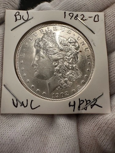 1902 O BU UNCIRCULATED MORGAN SILVER DOLLAR AUTHENTIC U.S.MINT 4882