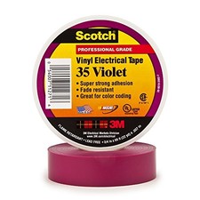 BOX USA BT96403510PKV Violet 3M 35 Electrical Tape 7 mil 3/4inx66ft Pack of 10 