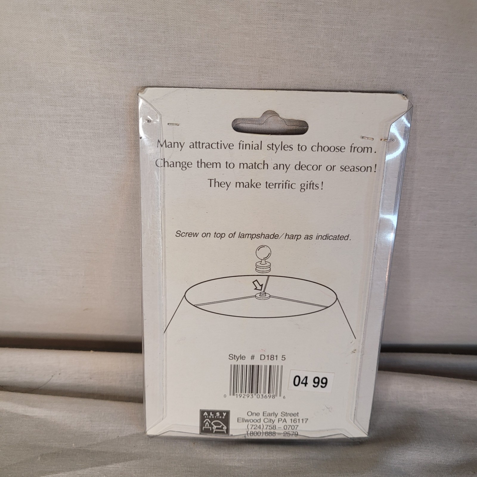 Decorative Finial Alsy Lighting Lamp Solid Brass Piece Fleur De Lis Decor D181