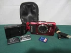 Very Good Olympus STYLUS TG-3 Tough Red 16.0 MP Digital Camera W Battery/SD Card