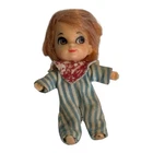 Liddle Kiddles FREEZY SLIDDLE DOLL Mattel 1960s Pin Stripe Pants suit *TOO CUTE*