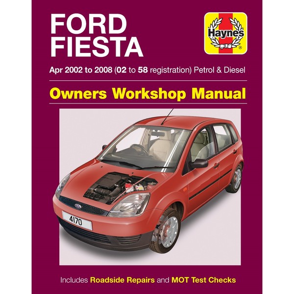 Ford Fiesta 2002-2008 Benzin Petrol Diesel Workshop Manual Haynes-image