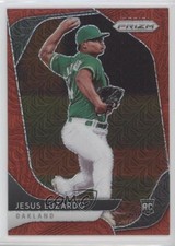2020 Panini Prizm Tier II Red Mojo Prizm 80/149 Jesus Luzardo #104 1b9b