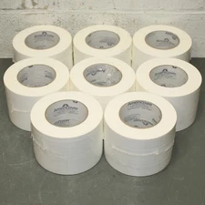 (8) Americover Seaming Tape VTW24, 4" x 180ft x 12 mil, White Polyethylene