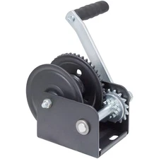 DUTTON-LAINSON DLB800A Hand Winch,Spur Gear,w/Brake,800 lb. 6W045