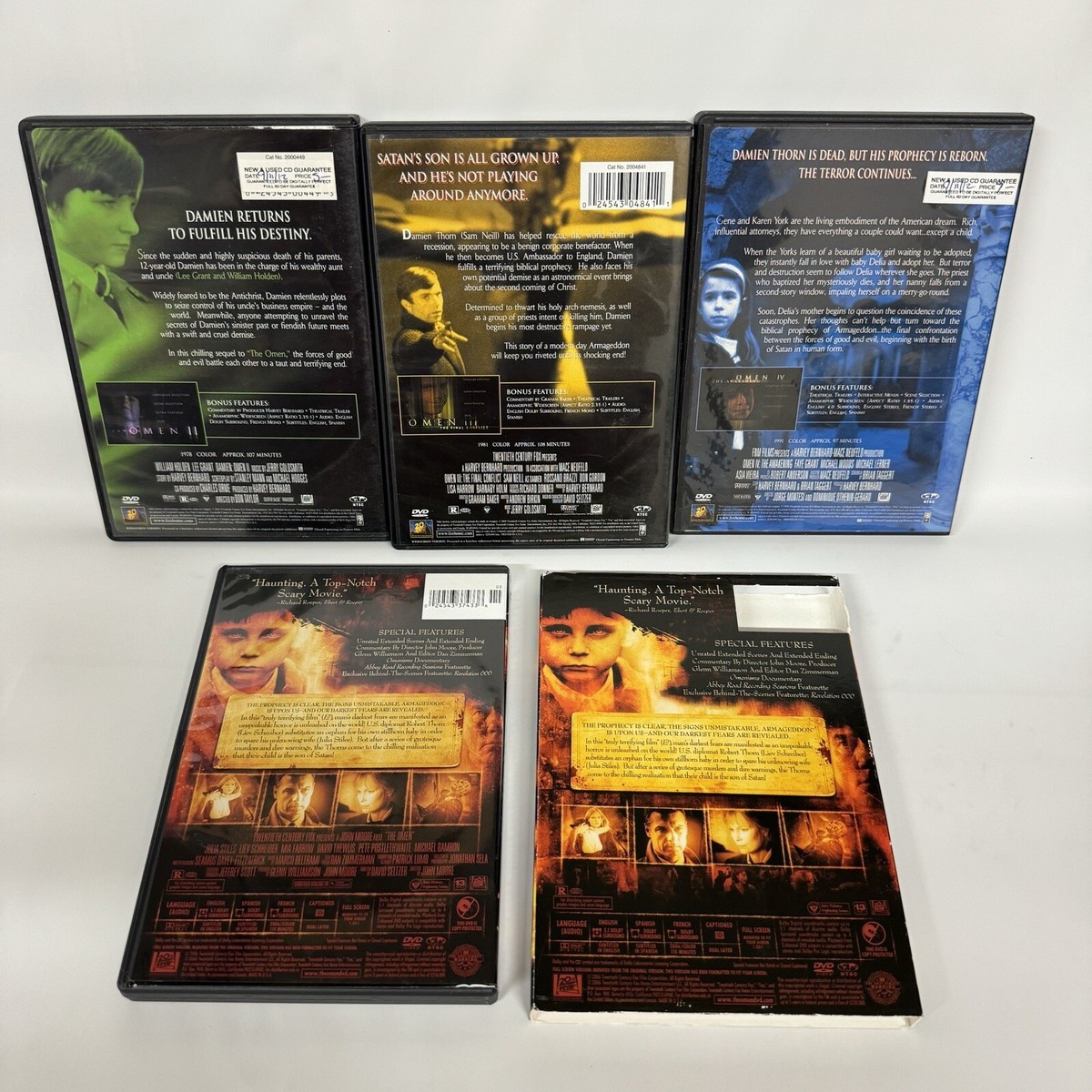 The Omen 1 2 3 4 Collection 4 DVD Collection final conflict