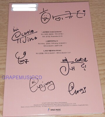 HI CUTIE 8TH GRADE SYNDROME 3rd Single K-POP REAL SIGNED