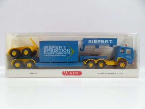 1:87 Wiking 050402 Siefert Spedition Schwerlastzug MAN 19.230 #5052
