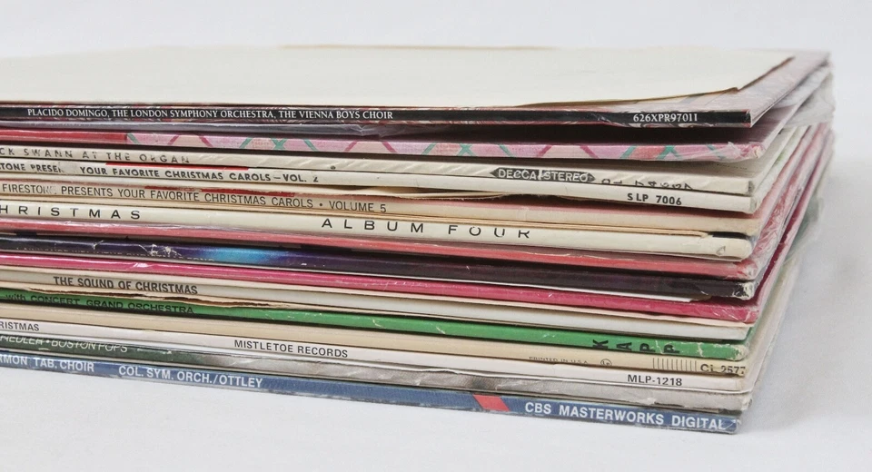 Christmas Classical & Orchestra LP Lot (16) Boston Pops Philadelphia Orchestra - Image 3 of 4