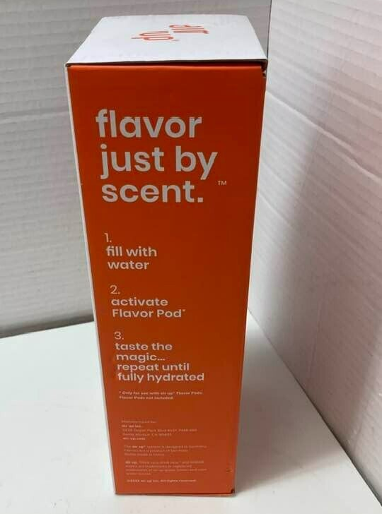 NEW Open Box Air Up Pitch Air Up Bottle 1.37pt/650ml Pearl White USA