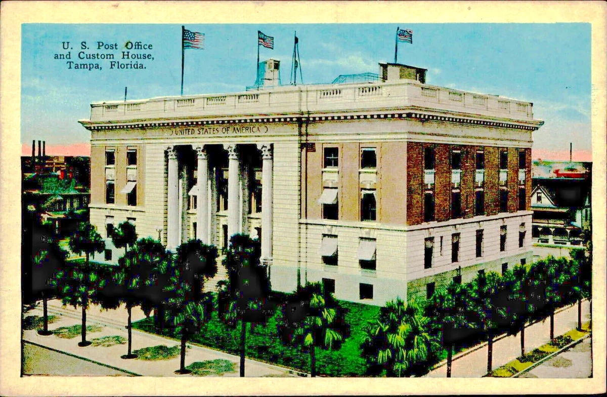 Sterling Silver Souvenir of Tampa Florida  U.S. Post Office & Customs House