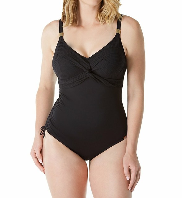 twist front swimsuit