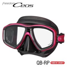 Tusa Ceos Mask - Black/Rose Pink - Dive Masks - M-212QB-RP
