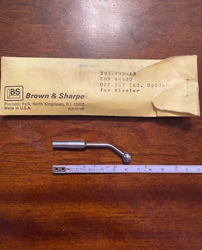 Brown & Sharpe 599-795-13 OFF-SET Ind. Holder for Wiggler IN STOCK