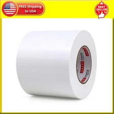 5 inch Wide Duct Tape, Industrial Grade White 5 inches x 55 Yards (164