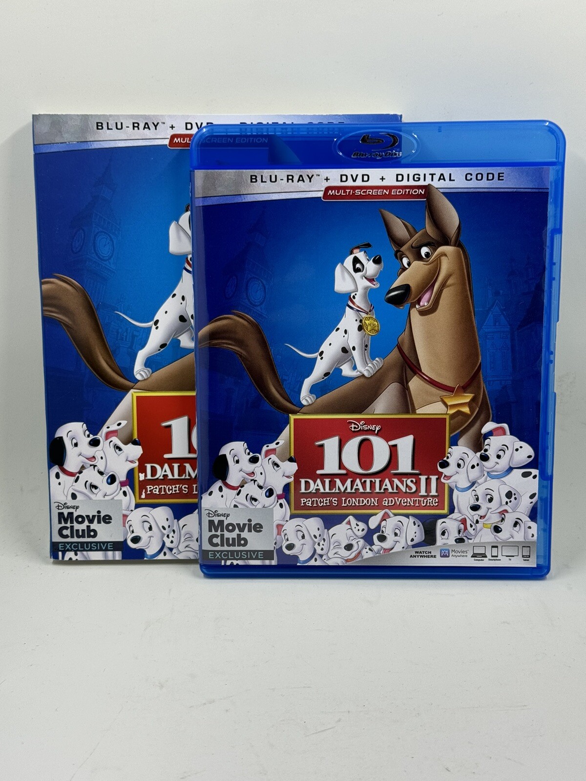 101 Dalmatians II: Patch's London (Blu-Ray/DVD/Digital, 2019) Disney  w/Slipcover – Zambi Restaurant, image size:1200x1600