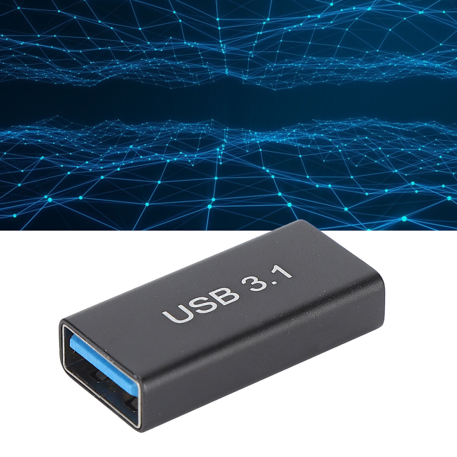 USB3.1 Type-C Female to USB-A Female Adapter Straight Data Converter