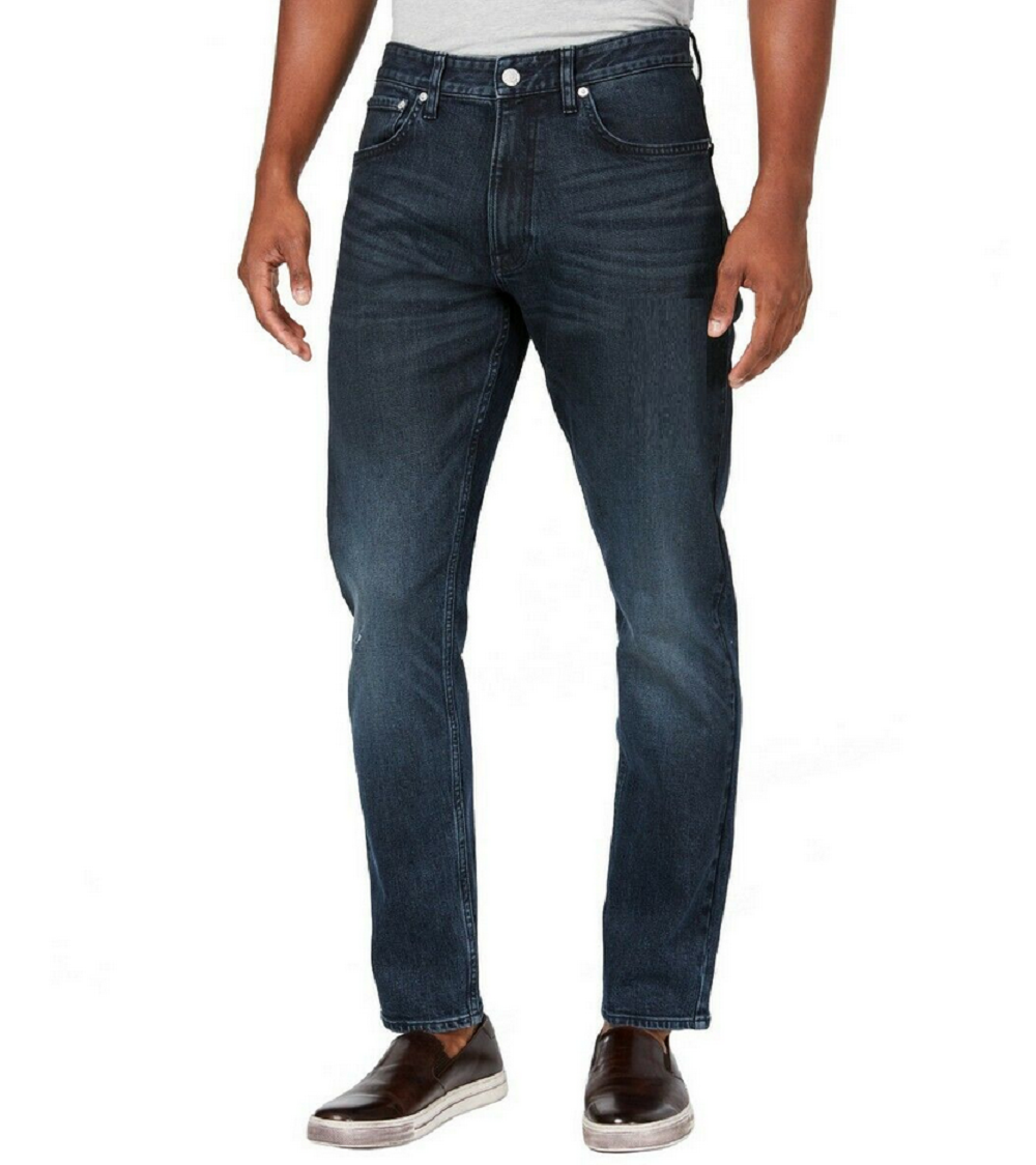 CALVIN KLEIN JEANS Men's Athletic Taper Jeans TEDO, 30X32 - Main Image