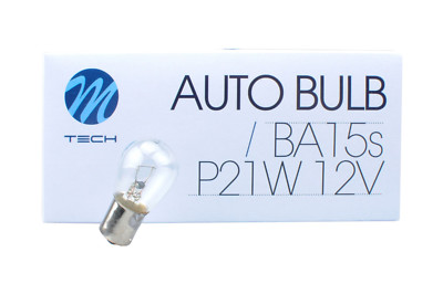 10x 12V 21W BA15s P21W M-Tech Glühlampe Glühbirne Kugellampe   T14w