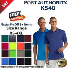 Port Authority K540 Mens Short Sleeve Dri-Fit Silk Touch Performance Polo Shirt