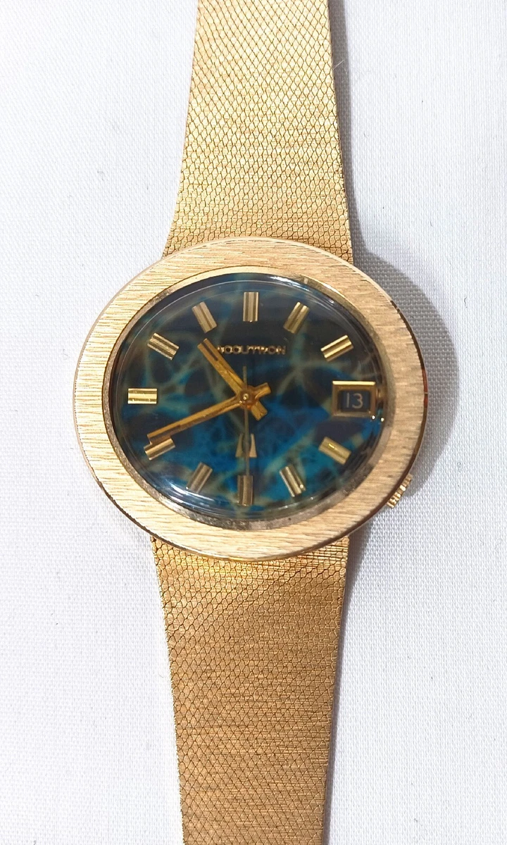 Bulova accutron shop 14k gold watch