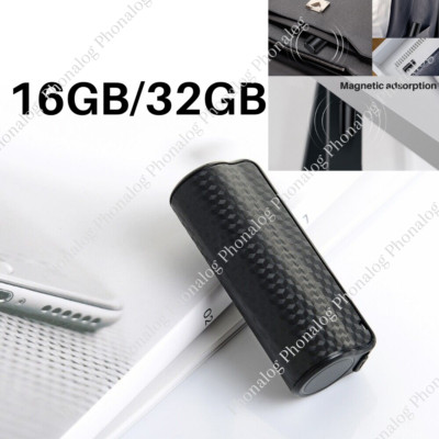 16/32GB Spy Digital Voice Activated Recorder Mini Hidden Audio Recording Device