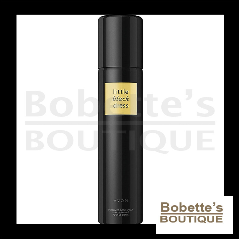 Déodorant Corps Avon Little Black Dress – Vaporisateur 75ml, Parfum Fleuri-boisé, Neuf Sous Blister