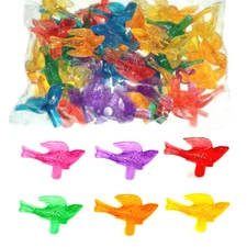 30 FEATHERED DOVE BIRD LIGHT BULBS 9 color VINTAGE Ceramic Christmas Tree ~RARE~