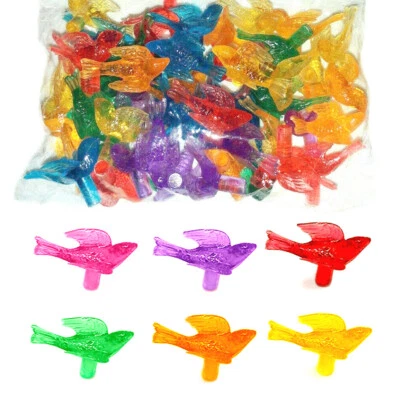 30 FEATHERED DOVE BIRD LIGHT BULBS 9 color VINTAGE Ceramic Christmas Tree ~RARE~