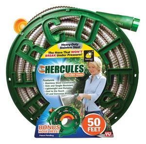 hercules stainless steel garden hose with reel