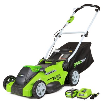 Electric Cordless Lawn Mower Battery Powered Operated Best 40V