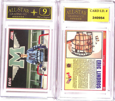 Eric Lindros, 1990-91 Score Bonus Card #B1 ASG 9 NM Rookie #1 | eBay