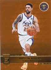 2021-22 PANINI DONRUSS ELITE ORANGE PARALLEL AUSTIN RIVERS NUGGETS NO. 18