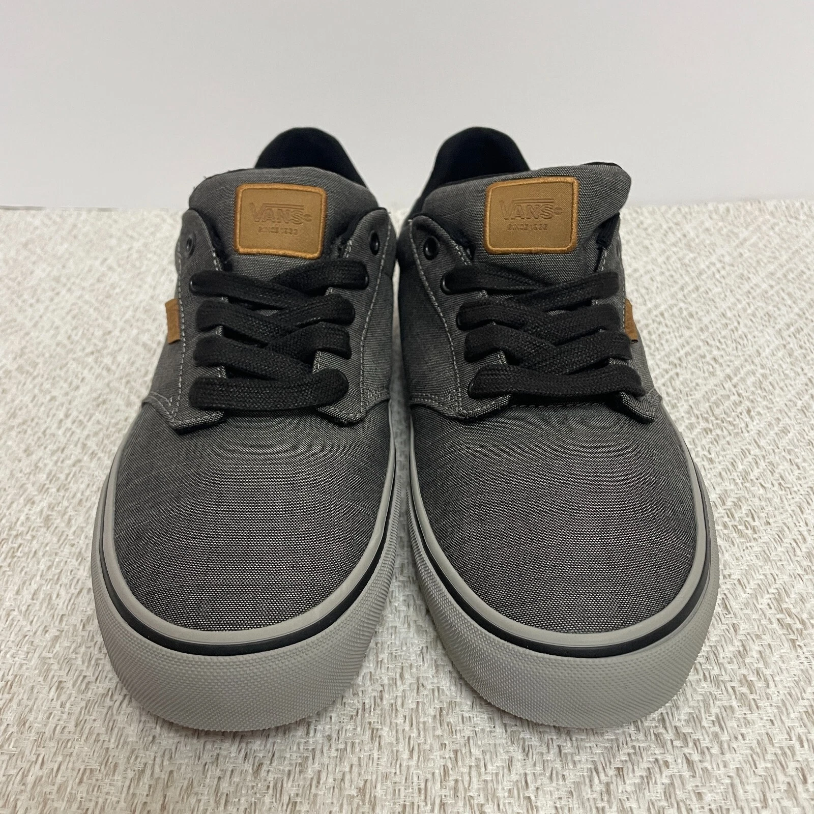Sneakers da skateboard Vans da uomo 8 5 Atwood Deluxe grigie nuove con scatola
