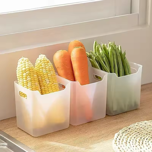 Refrigerator Storage Boxes Food Fresh Organizer Cold Storage Crisper Fruit Spice - Picture 2 of 3