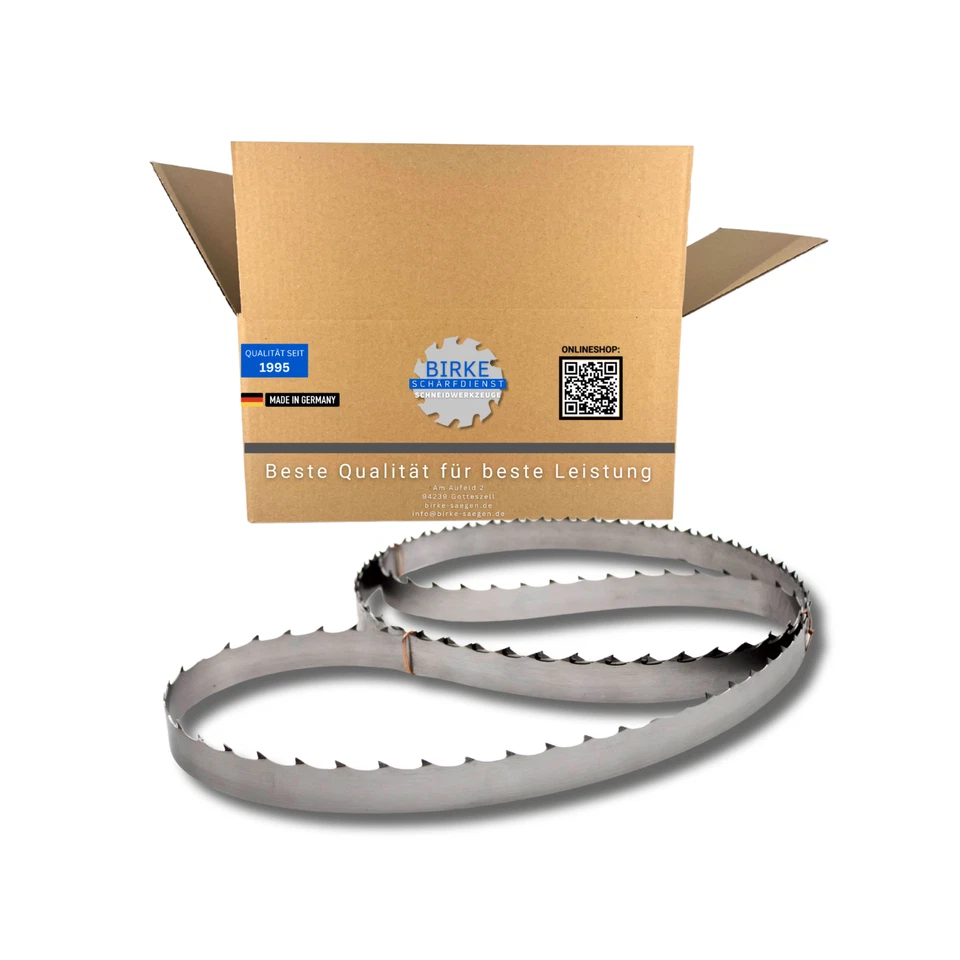Bandsägeblatt f.mobile Sägewerk Länge 2760-6530mm Breite 32-40mm GEHÄRTET - Bild 2 von 4