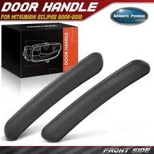 2Pcs Textured Black Front Interior Pull Door Handle for Mitsubishi Eclipse 06-12