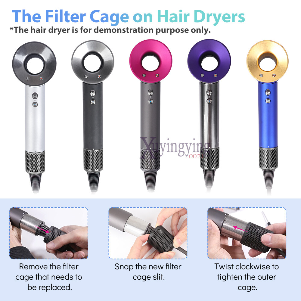 For Dyson Hair Dryer HD01 HD03 HD08 Replacement Cover+Inner Filter