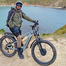 USED 26" 2000W Electric Bike Fat Tire E-Bike 48V Full Suspension Oil Brakes US