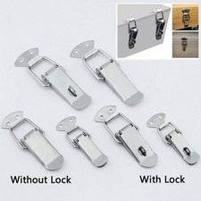 304 Stainless Steel Spring Loaded Toggle for Toolbox Cabinet With/Without Lock