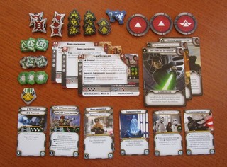 Star Wars LEGION "Luke Rebellentruppen" Marker u. Karten a.d. Grundspiel (dt.)