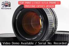 [TOP NEUWERTIG] Minolta New MD 50mm f/1.4 MF Standard Prime Lens SR Mount Japan