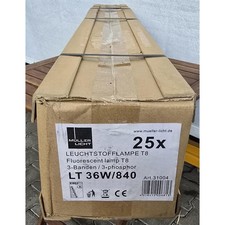 25x 36 Watt Leuchtstoffr&ouml;hre TL T8 3-Banden 120cm 26mm / kaltwei&szlig; 840